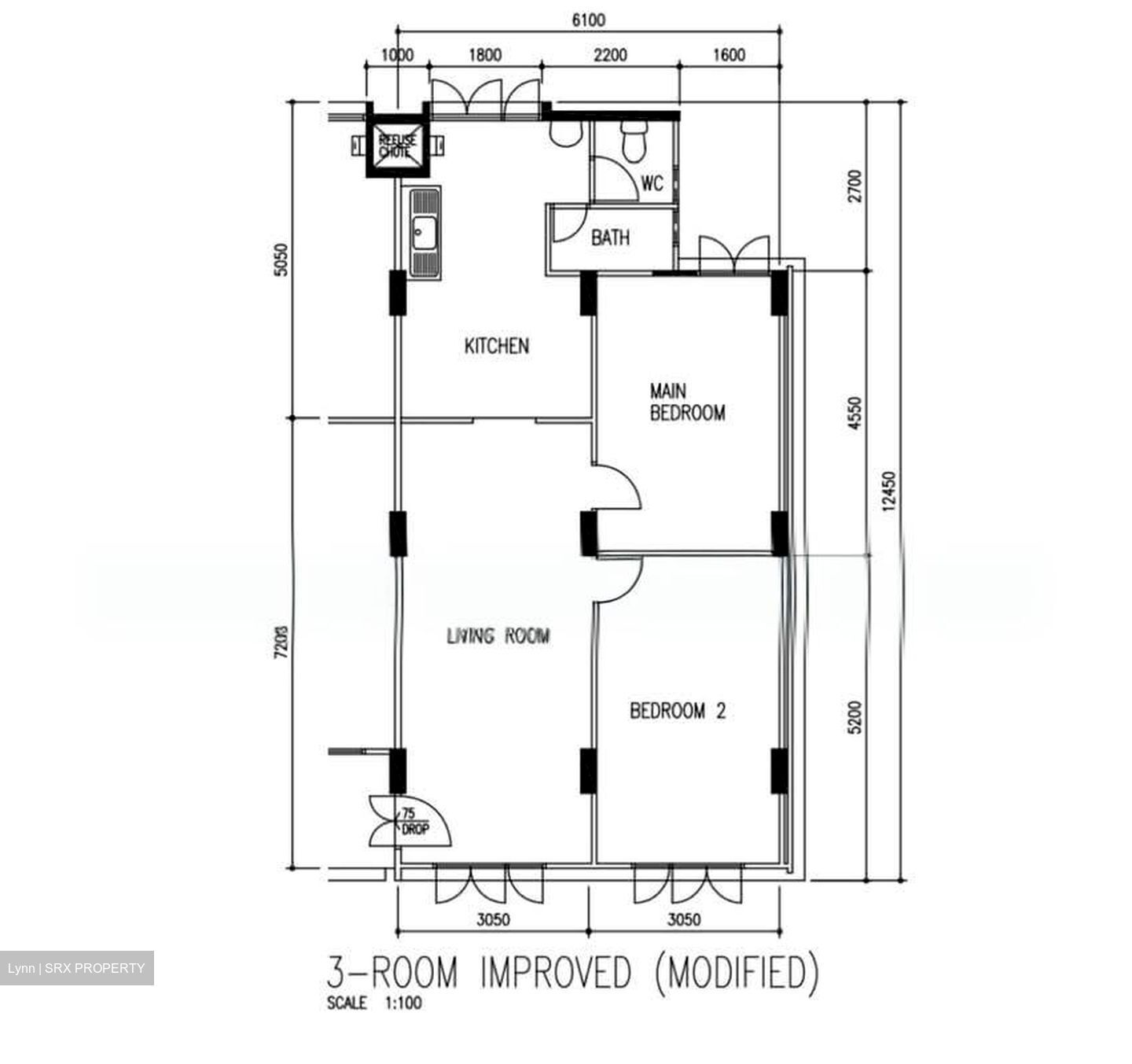 Blk 303 Chuan Village (Serangoon), HDB 3 Rooms #552835761